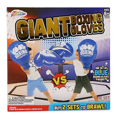 giant inflatable boxing gloves, one pair