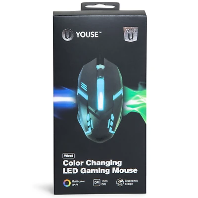 Wired Color-Changing Led Gaming Mouse For Pc Or Mac®