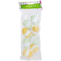 Striped Fillable Easter Eggs 8-Count