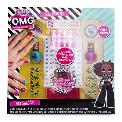 L.O.L. Surprise!™ O.M.G. Nail Swag Set, 80+ Pieces