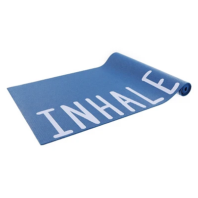 Series-8 Fitness™ 5Mm Thick Designer Yoga Mat 24in X 68in - inhale. Exhale.