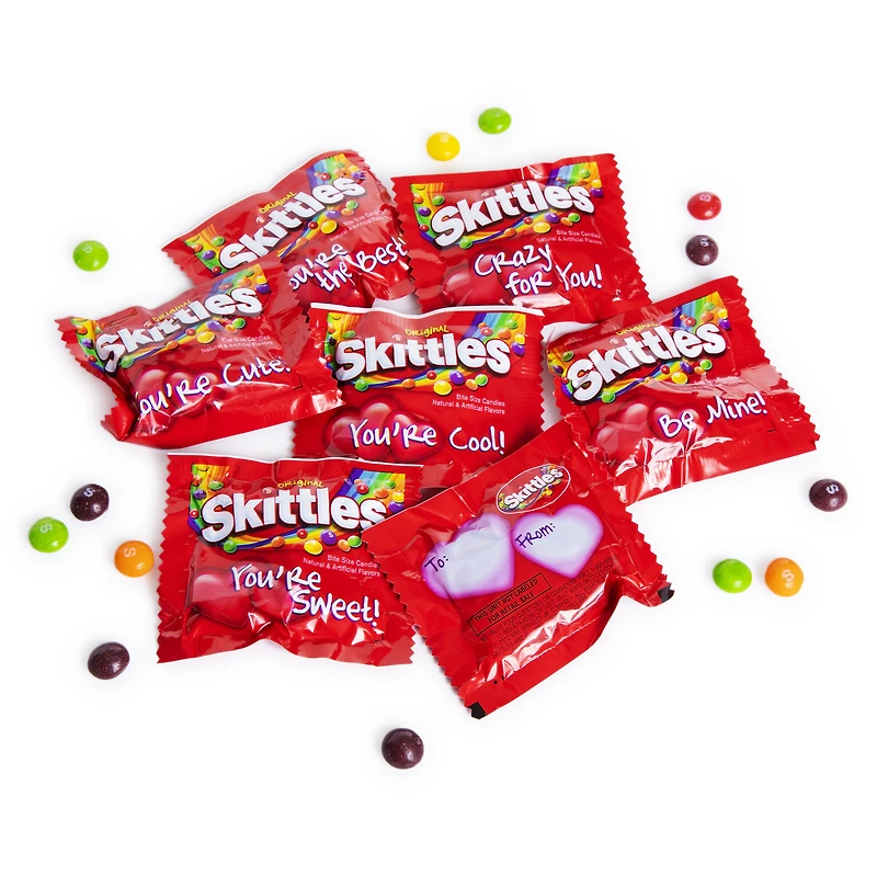 valentine's day skittles® candy exchange packs 24-count