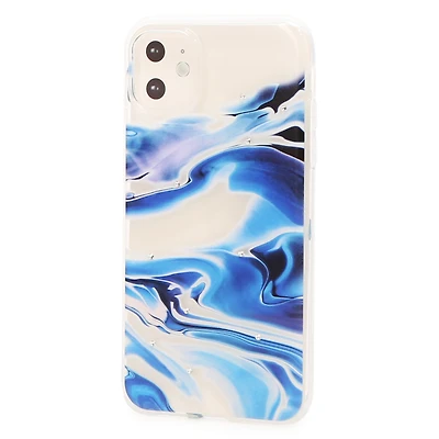 Iphone 11® Crystal Phone Case - Blue Watercolor
