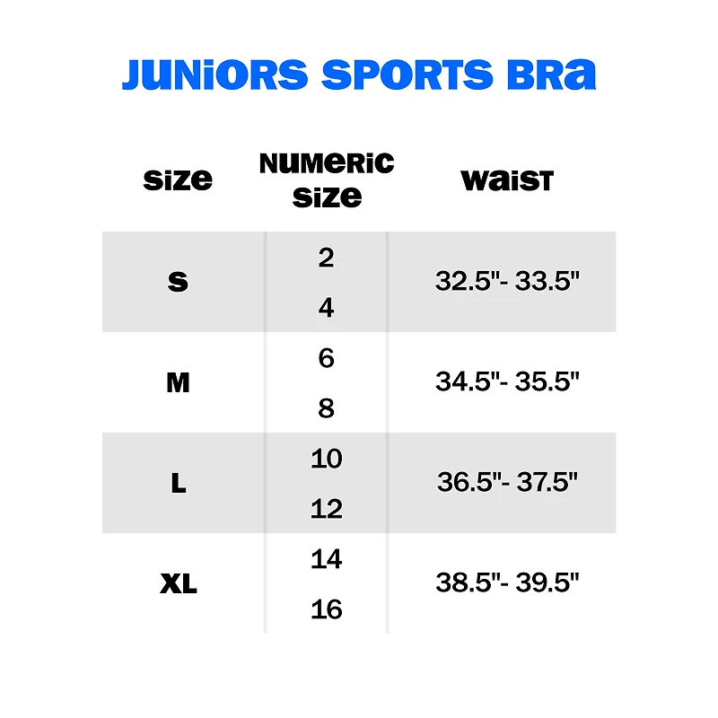 Juniors Scoopneck Sports Bra