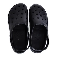 Ladies Black Gator Clogs