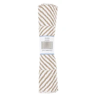 Jute & Cotton Woven Chindi Rug 21in X 34in