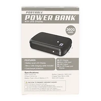 3600mAh Power Bank / LED Display
