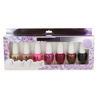 Smoke & Mirrors 7-Piece Nail Polish Collection - Pastel Jewel