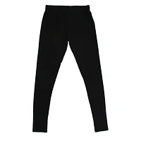 juniors rib-knit leggings - black