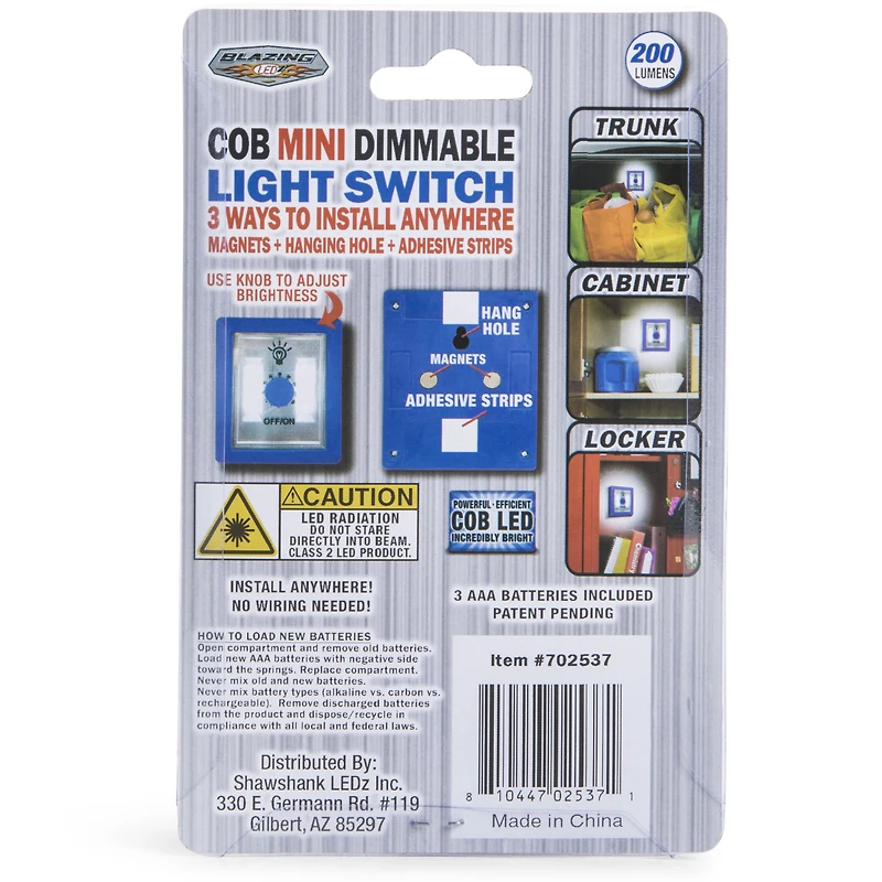 Cob Led Mini Dimmable Light Switch
