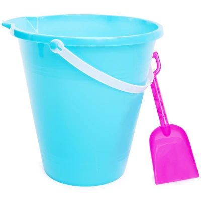 Kid's Beach Pail With Sand Shovel