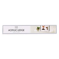 Clear Acrylic Ledge Shelf 18in