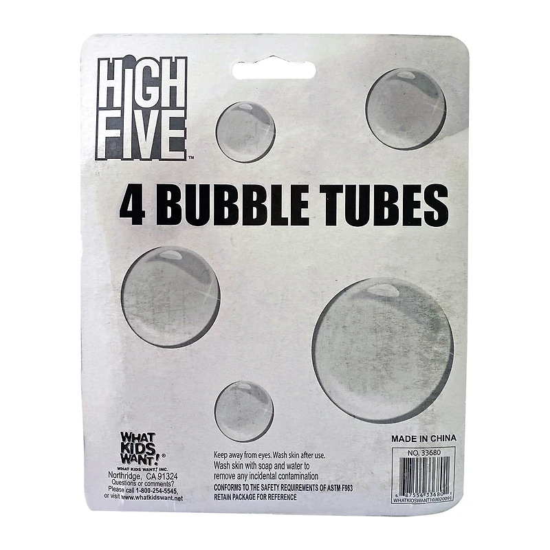 Mini Bubble Tubes 4-Pack