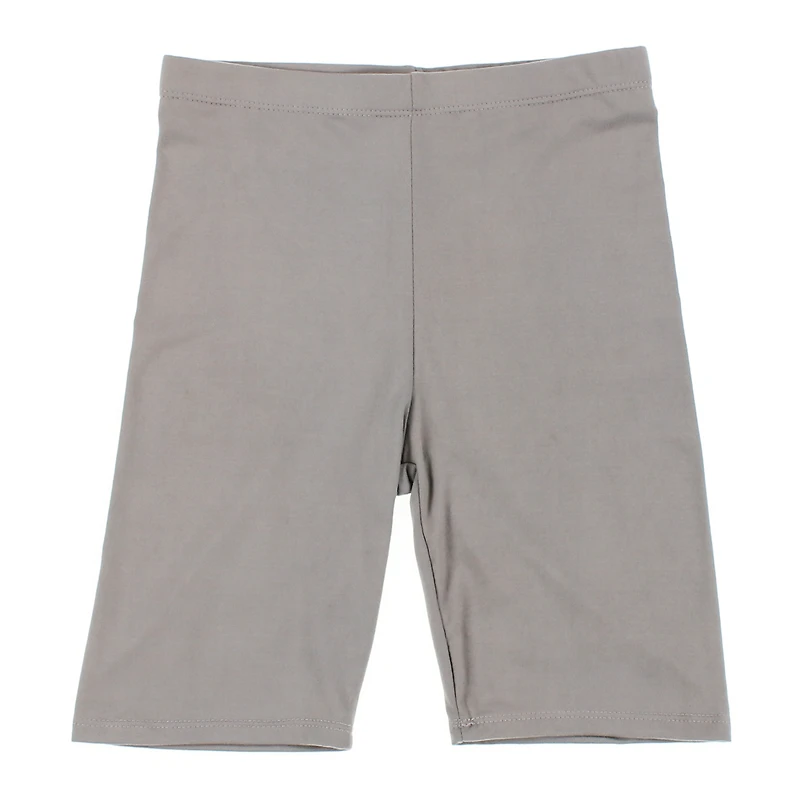Juniors High Waist Bike Shorts - Gray
