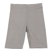 Juniors High Waist Bike Shorts - Gray