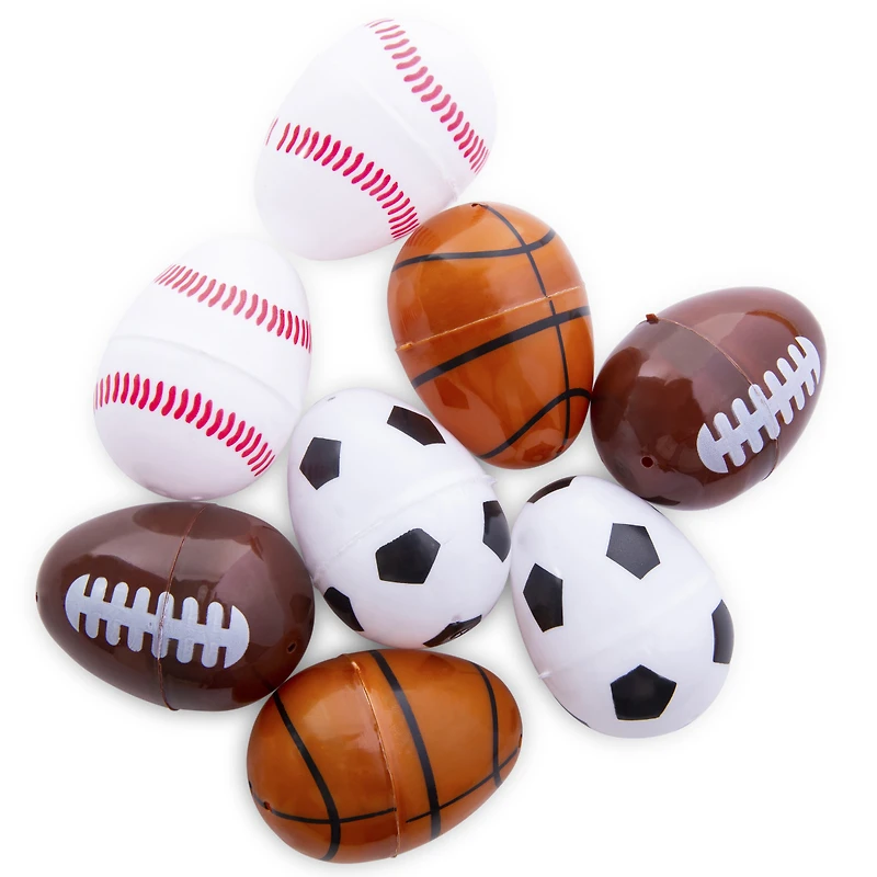 Sports Ball Easter Eggs 8-Count