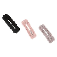 Sherpa Snap Clips 3-Pack Hair Clips