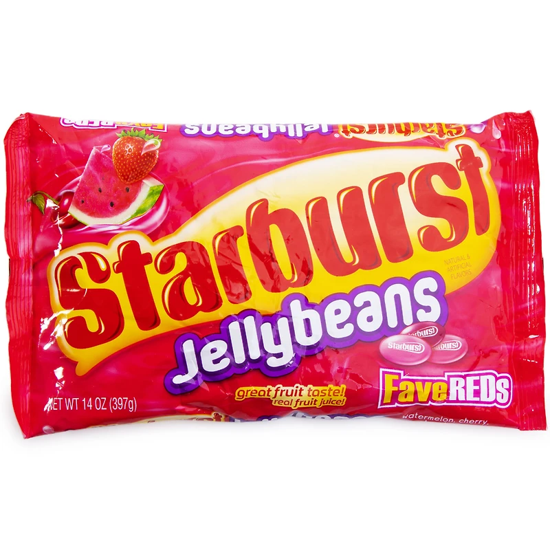 starburst® fave reds™ jelly beans 14oz bag