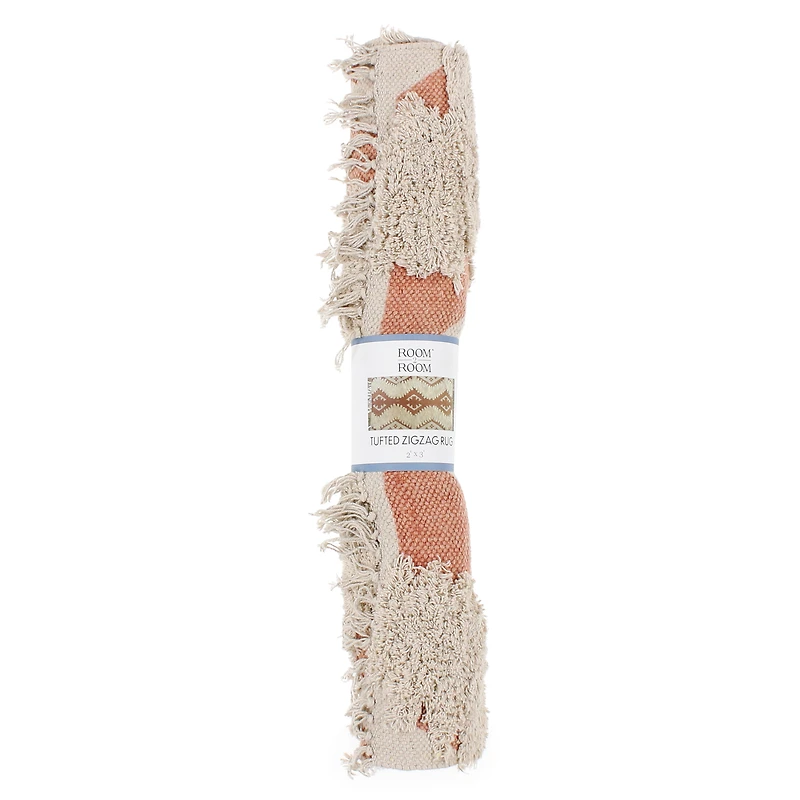 Tufted Zig Zag Rug 2ft x 3ft