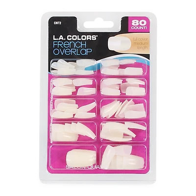 L.A. Colors® French Overlap Nail Tips 80-Count