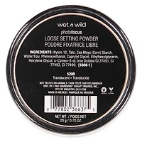 Wet N Wild® Photo Focus™ Loose Setting Powder - Translucent