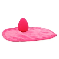 beauty blender & makeup remover cloth