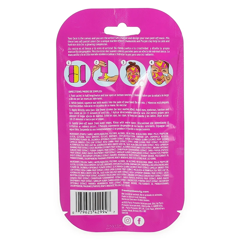 Freeman® Marble Peel-Off Mask For Breakout Prone/Oily Skin 0.48oz