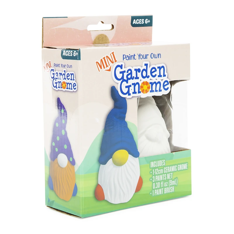 Paint Your Own Mini Garden Gnome Craft Kit