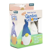 Paint Your Own Mini Garden Gnome Craft Kit
