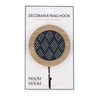 Wood & Enamel Decorative Wall Hook
