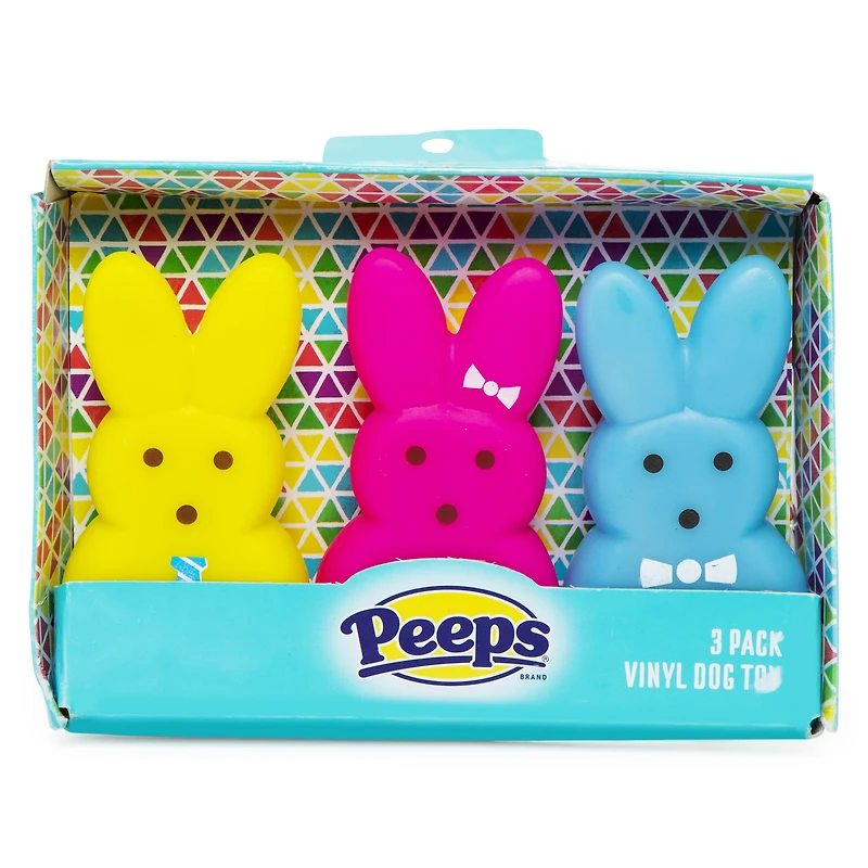 peeps® pet chew toys 3-pack