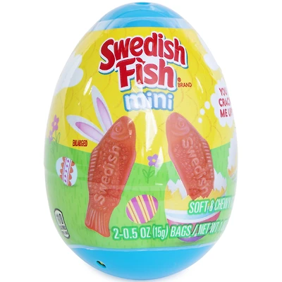swedish fish® mini candy filled easter egg