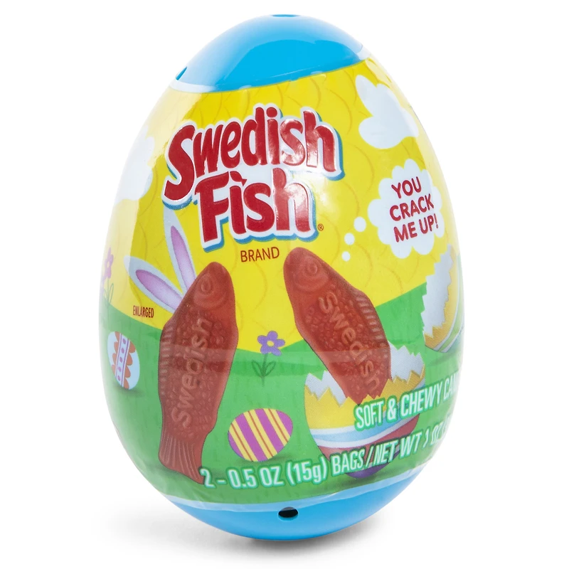 swedish fish® mini candy filled easter egg