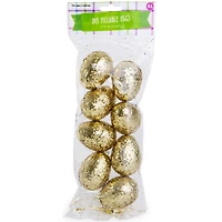 glitter fillable easter eggs 8-count