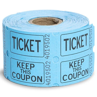 Double Raffle Ticket Roll 500-Count
