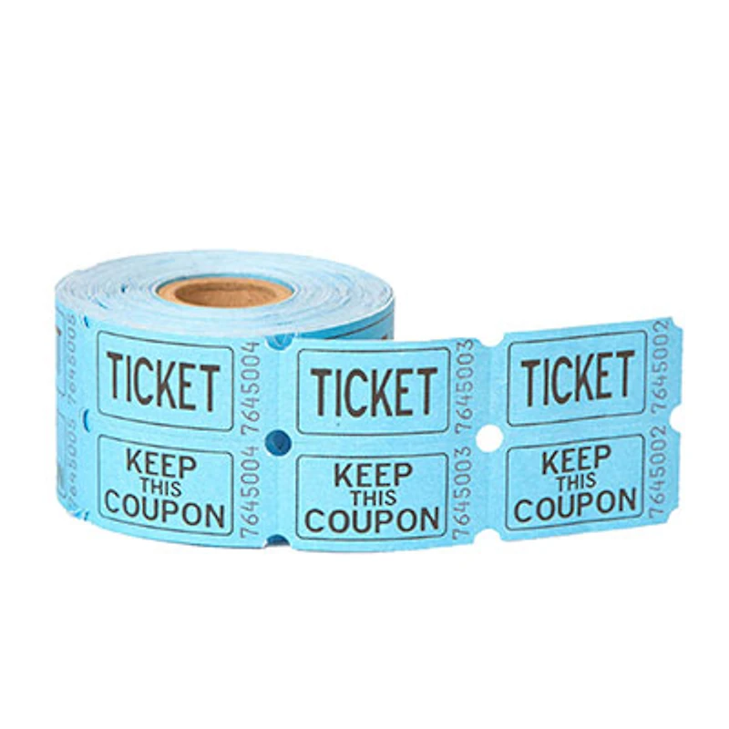 Double Raffle Ticket Roll 500-Count