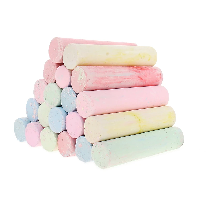 Jumbo Sidewalk Chalk Bucket 20-Piece