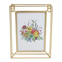 dimensional picture frame w/ print (fits 4in x 6in photo)