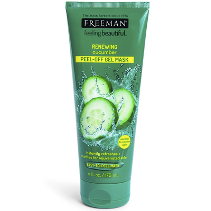 Freeman® Feeling Beautiful™ Renewing Cucumber Peel-Off Gel Mask 6oz