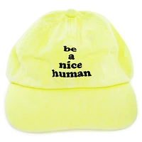 Juniors 'Be A Nice Human' Baseball Cap
