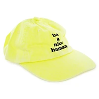 Juniors 'Be A Nice Human' Baseball Cap