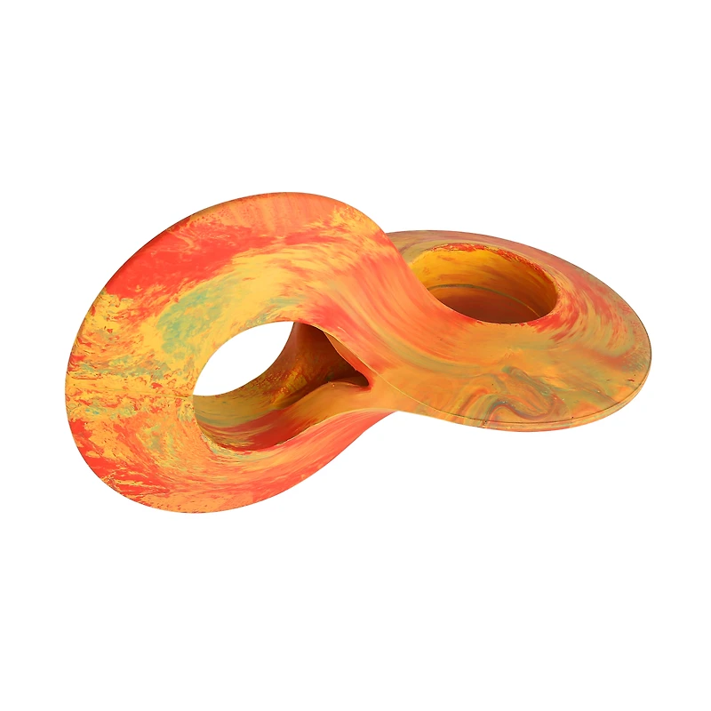 Arm & Hammer® Rock N' Roller Dog Chew Toy 8in - Yellow Tie Dye