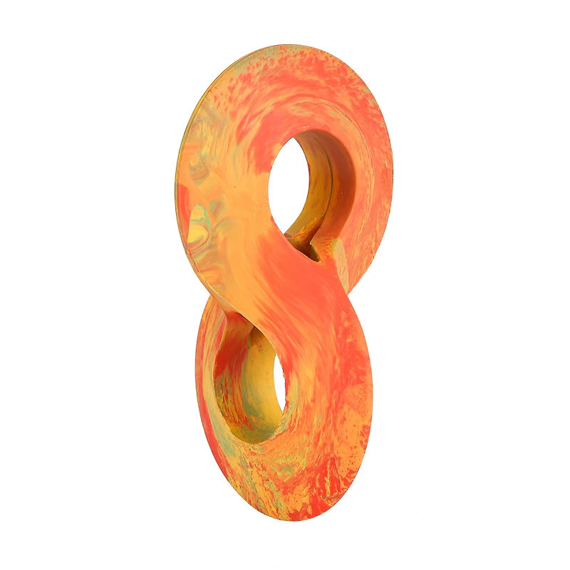 Arm & Hammer® Rock N' Roller Dog Chew Toy 8in - Yellow Tie Dye