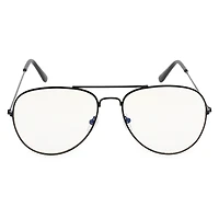 ladies aviator blue-light blocking glasses