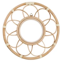 Rattan Mirror 10in