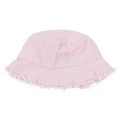 Juniors Frayed Edge Bucket Hat