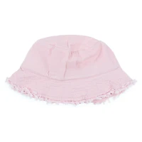 Juniors Frayed Edge Bucket Hat