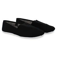 Ladies Canvas Slip-On Shoes
