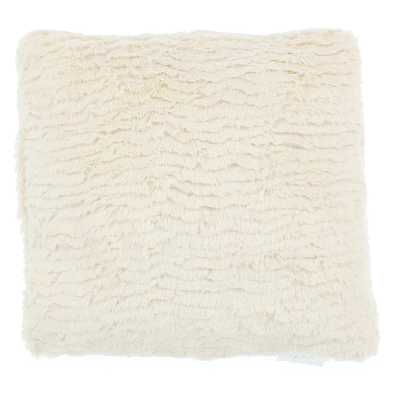 luxe collection textured throw pillow 16in