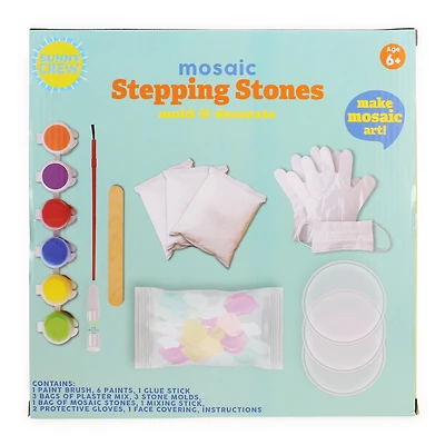 DIY Garden Stepping Stones Sculpt & Paint Kit